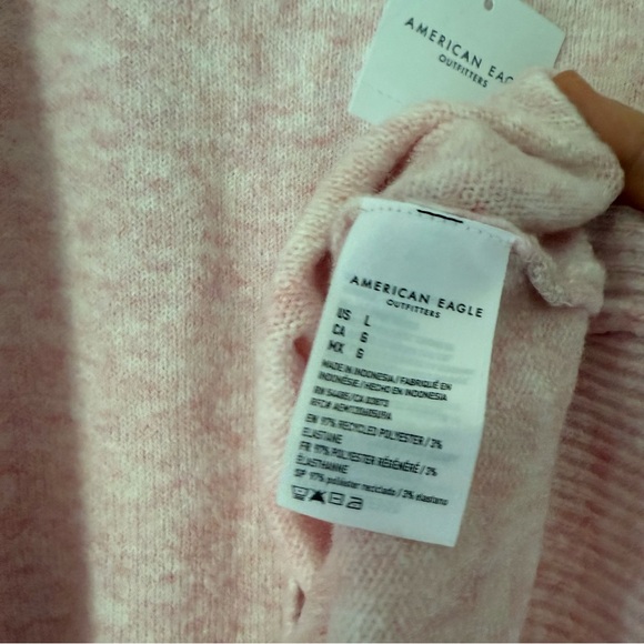 American Eagle Outfitters Light Pink Sweater - Picture 4 of 5